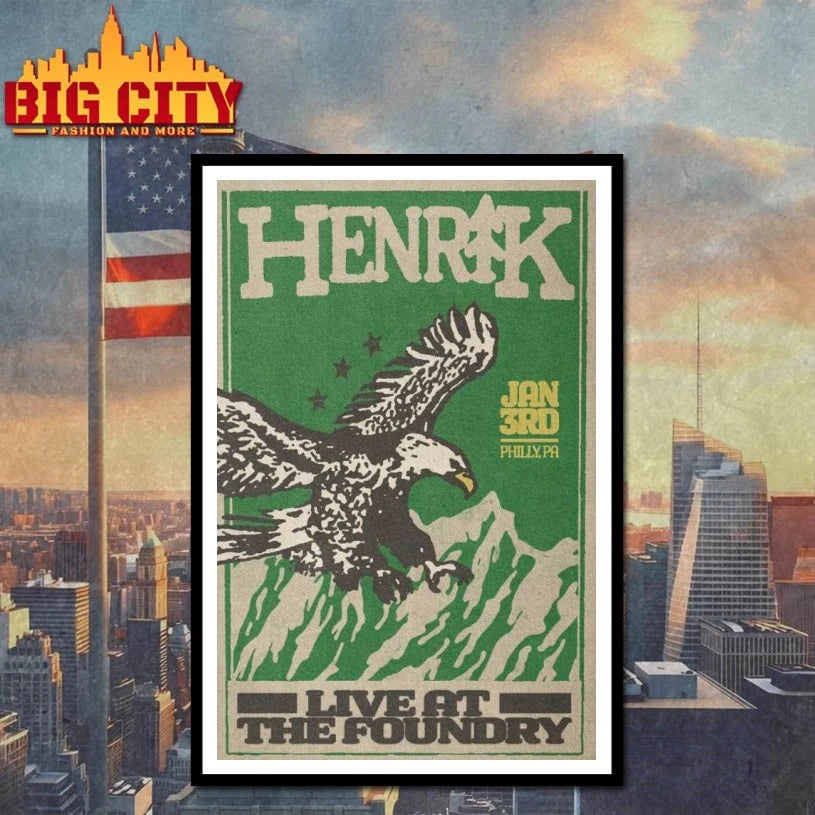 Top Henrik Live at The Foundry, Philadelphia, PA January 3, 2026 Poster shirt
