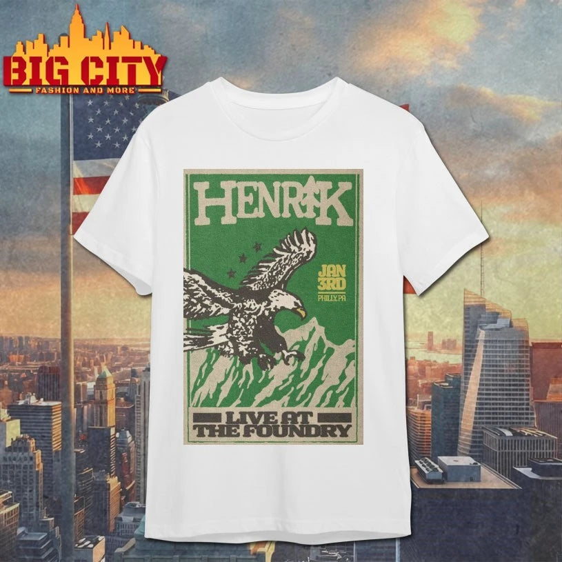 Top Henrik Live at The Foundry, Philadelphia, PA January 3, 2026 Poster shirt