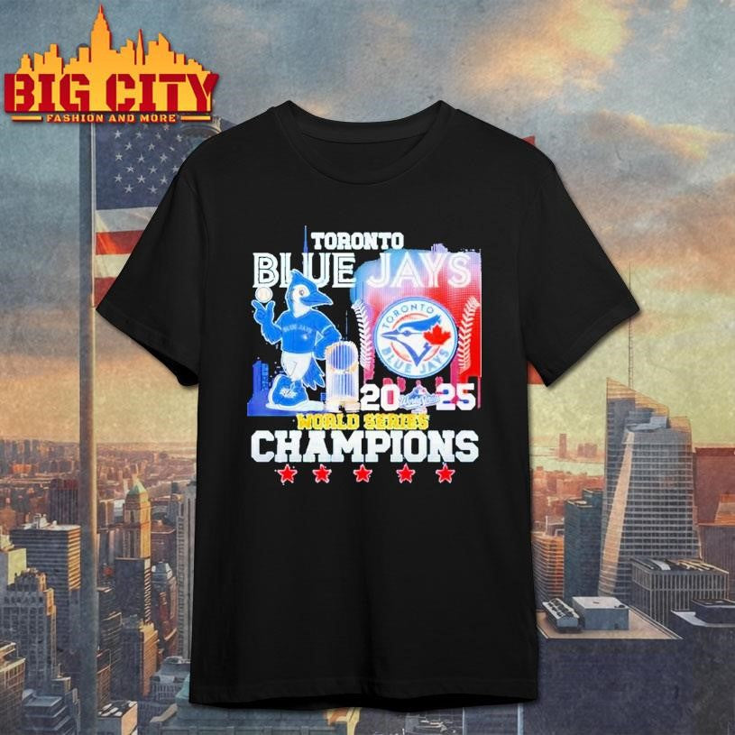 Toronto Blue Jays 2025 World Series Want It All Champions Mascot Shirt