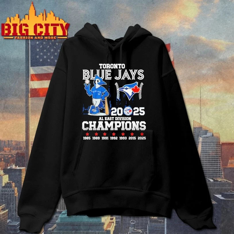 Toronto Blue Jays Mascot 2025 Al East Division Champions 1985-2025 Shirt