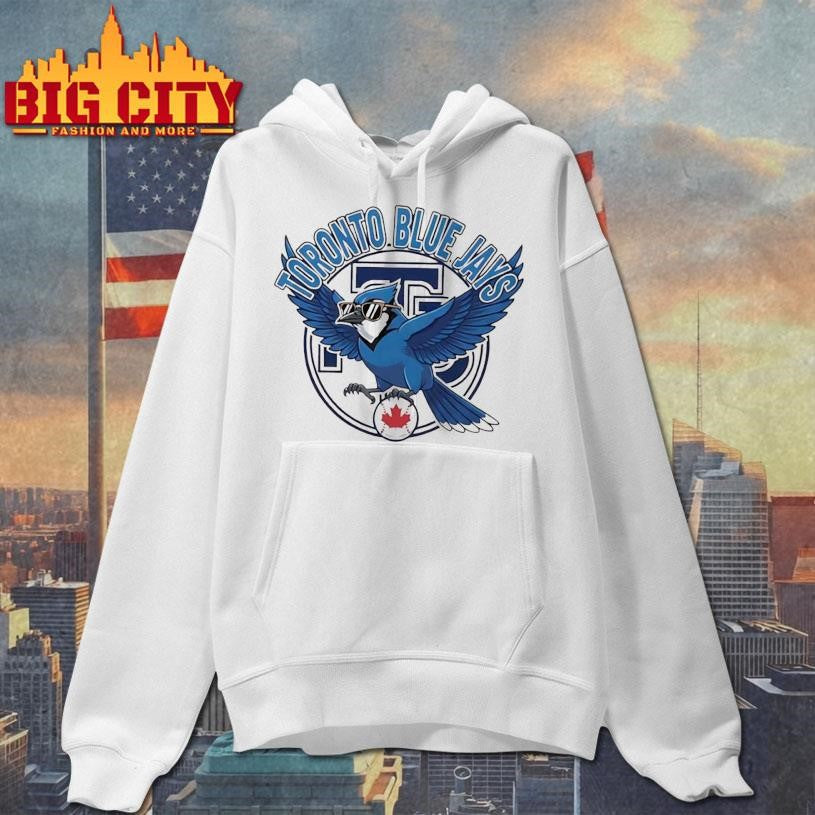 Toronto Blue Jays with Bluejay bird baseball maple leaf logo shirt