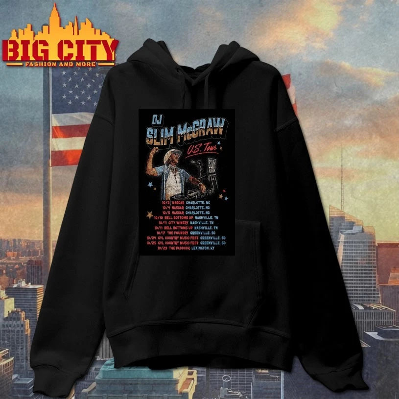Tour DJ Slim McGraw 2025 Poster Shirt