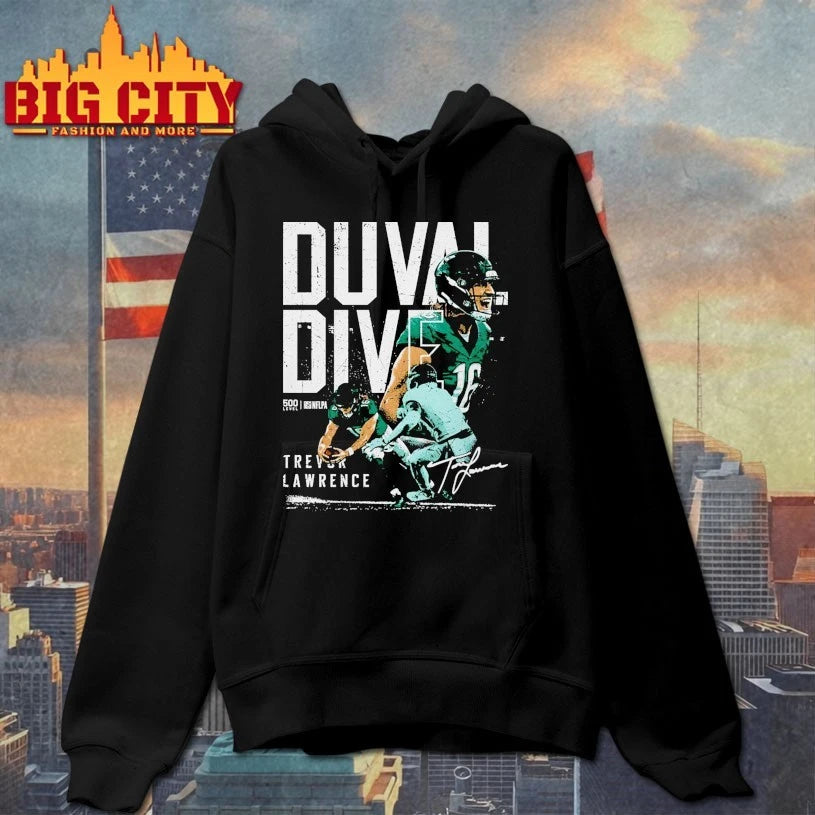 Trevor Lawrence Jacksonville Duval Dive Shirt