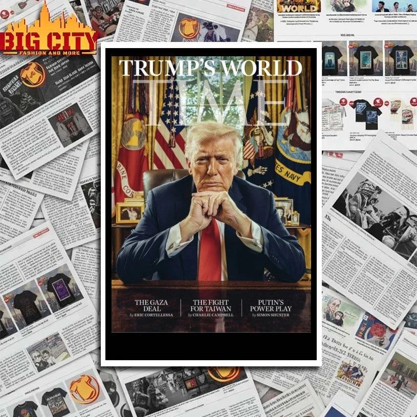 Trump’s World Time Magazine Cover November 2025 Poster Shirts