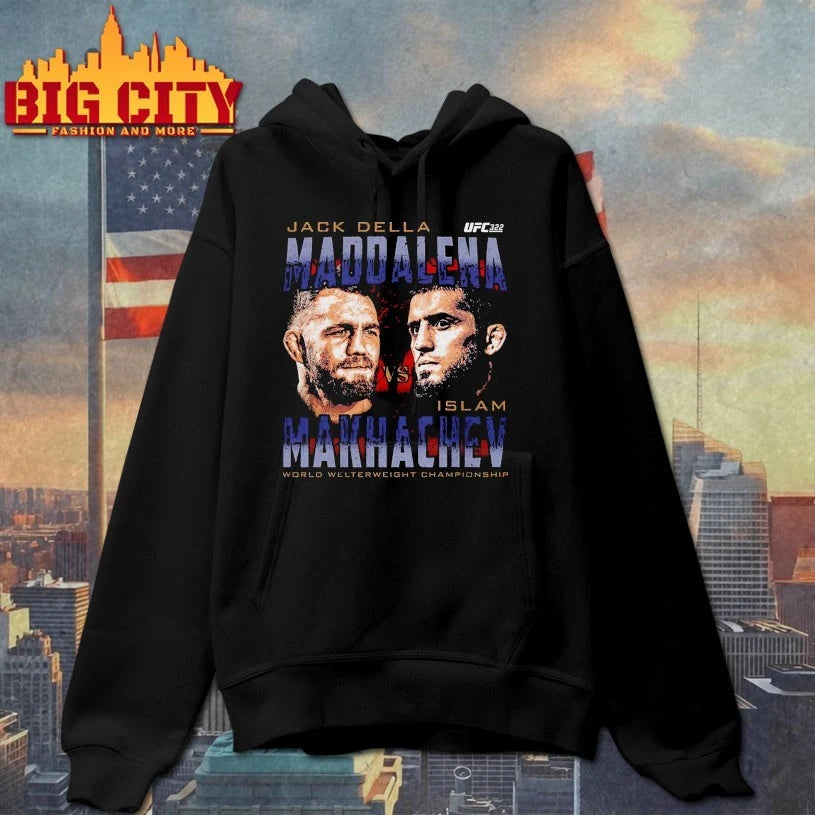 UFC 322 Della Maddalena Vs. Makhachev Heads Shirt