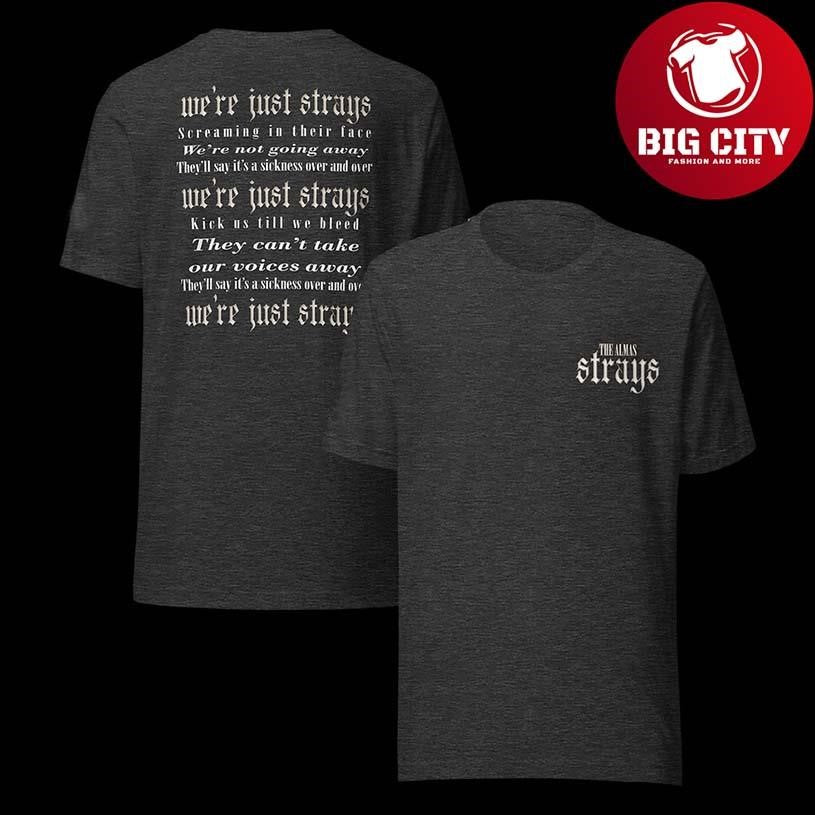 VINYL BUNDLE #3 Strays Lyrics 2025 New Two Sided Shirt