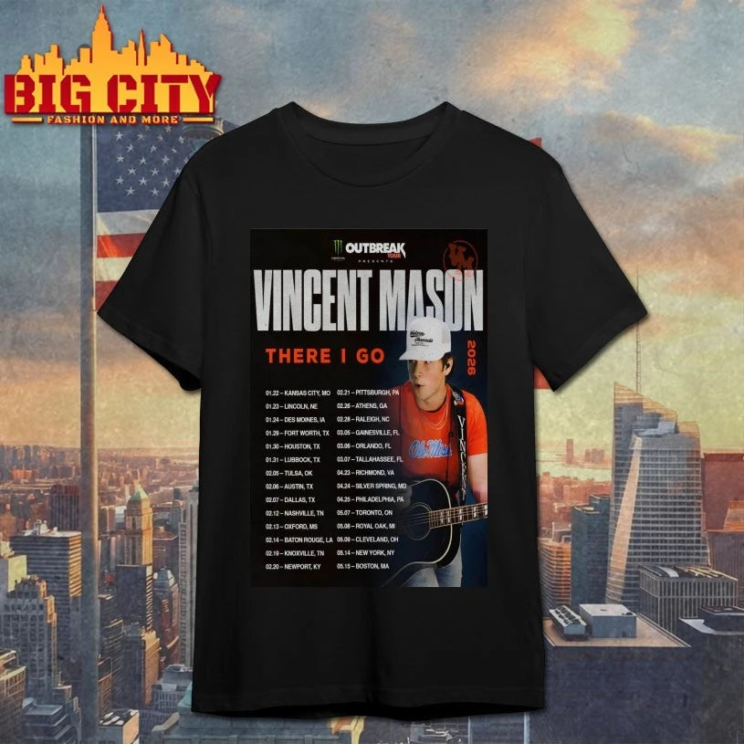 Vincent Mason Fall Tour 2026 Poster shirt