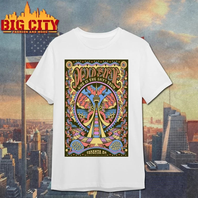 Who Is The Sky Tour Toronto, ON David Byrne Poster Shirt