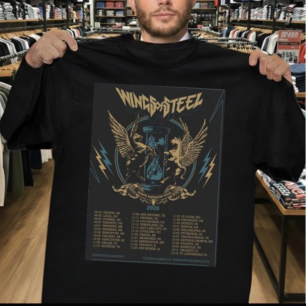 Wind Rose Tour Dates Poster North American Tour Across USA &amp; Canada Fall 2026 Shirt