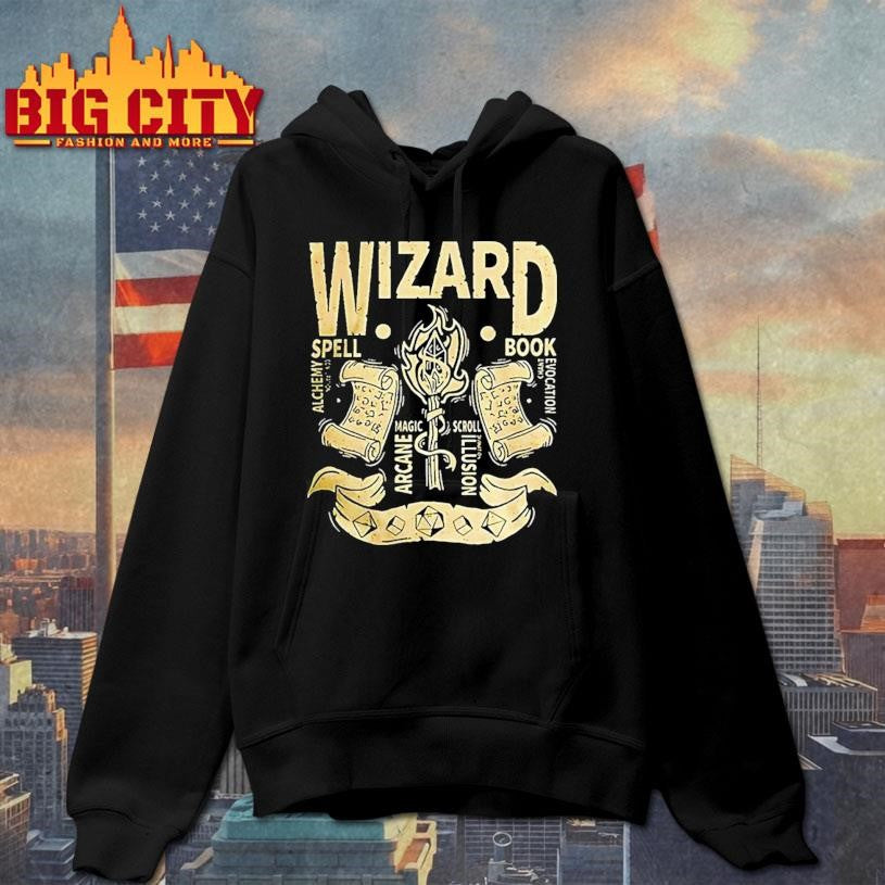 Wizard Grunge Dungeons and Dragons shirt