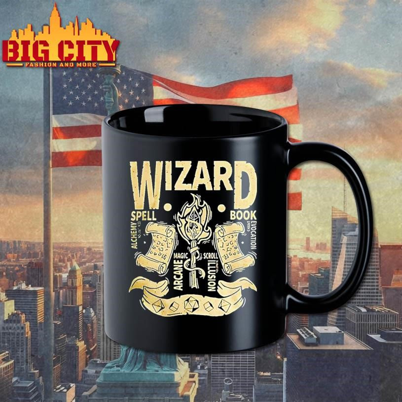 Wizard Grunge Dungeons and Dragons shirt