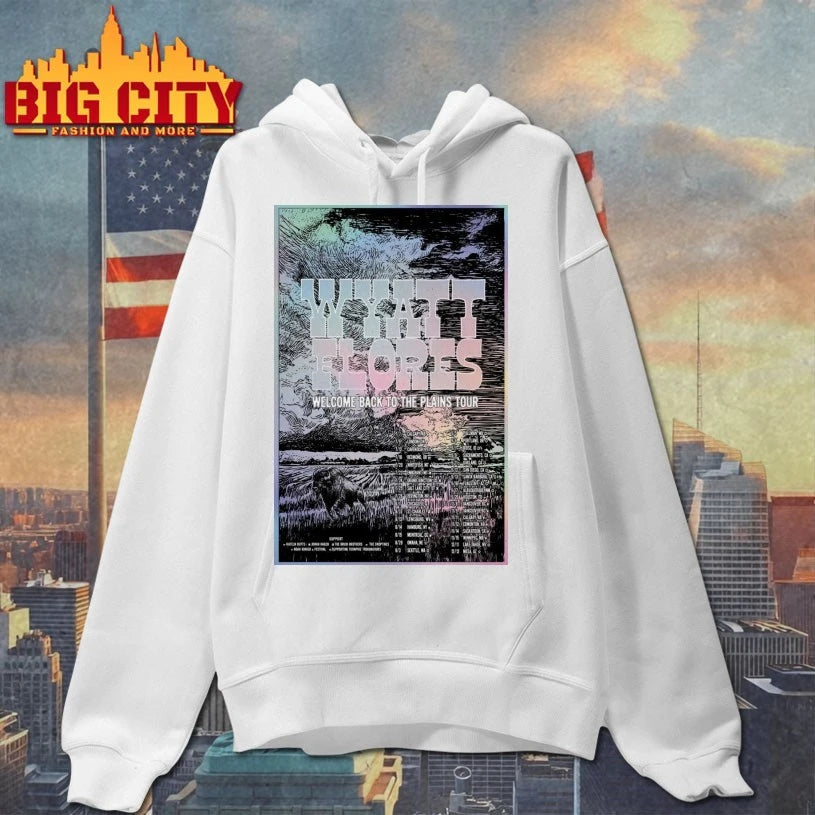 Wyatt Flores Welcome Back To The Plains Tour 2025 Poster shirt