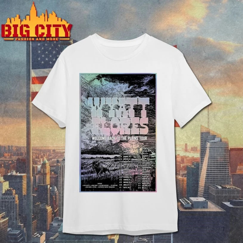 Wyatt Flores Welcome Back To The Plains Tour 2025 Poster shirt