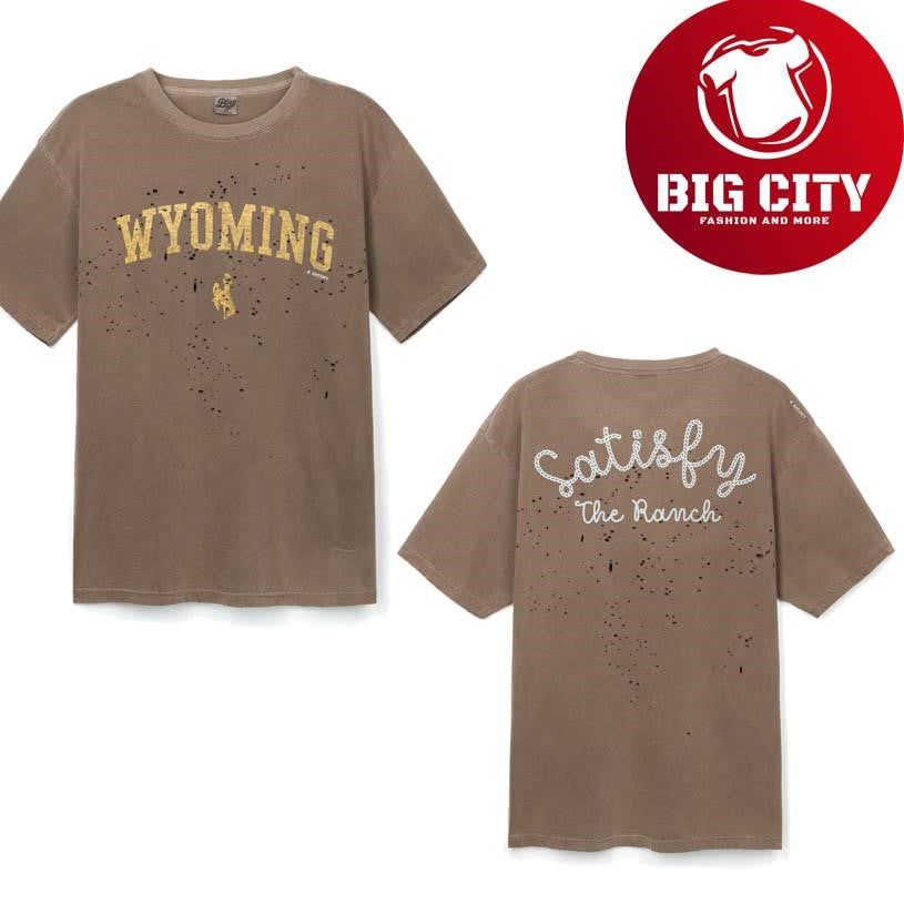 Wyoming SATISFY The Ranch 2025 Two Sided Shirt