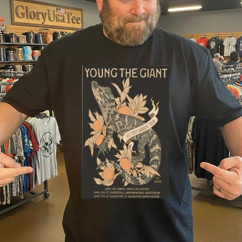 Young The Giant Victory Garden Tour 2026 Poster Shirt